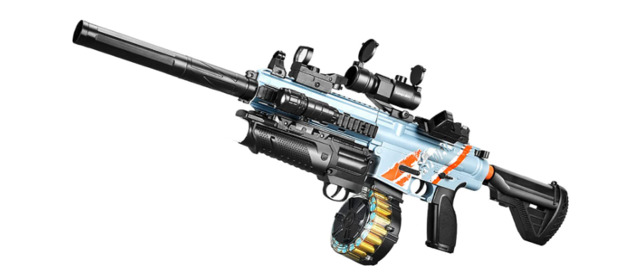 ナーフ銃 NERF系トイガン】「M416」アサルトライフルがライブカート式の