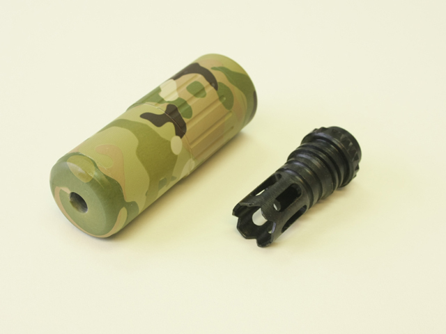 DYTAC SCAR QD サイレンサー＆ SCAR フラッシュハイダー/Black