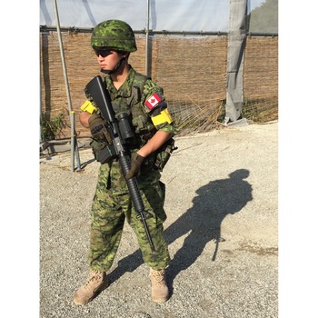 Canadian armyって感じ